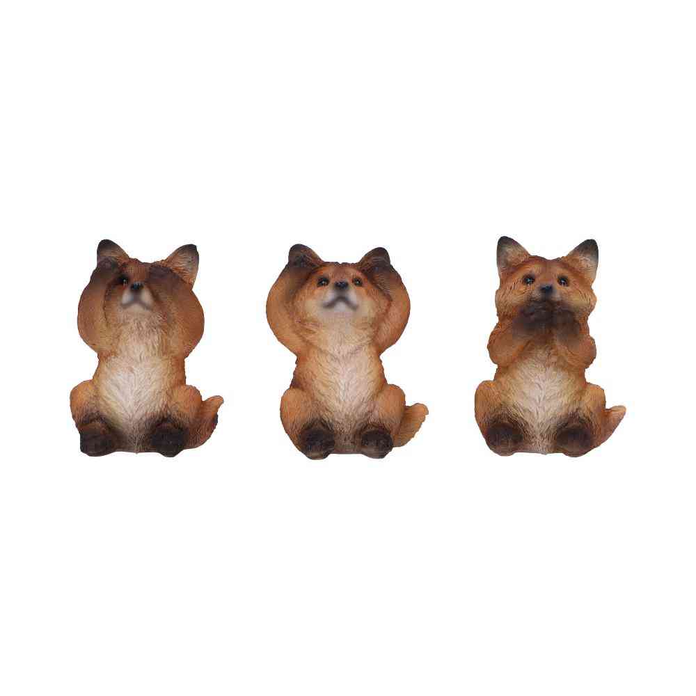 Nemesis Now - Three Wise Foxes 8.5cm Beeldjes/figuren - Multicolours